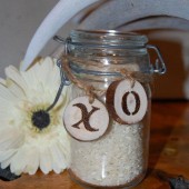Wood Tags - Charms - XOXO Hugs Kisses