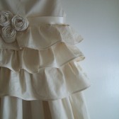 Liv...cotton flower girl dress