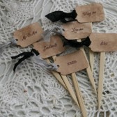 wedding word topper