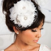 mini bridal hat
