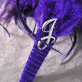 Royal Purple Feather Bouquet