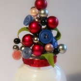 Buttons and Baubles Cake Topper