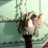 Fall Acorn Boutonniere
