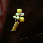 Green Bauble Boutonniere