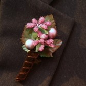 Pink Small Flower Boutonniere