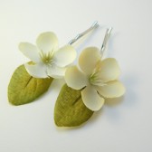 Ivory Sakura Pins