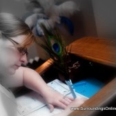 Custom Peacock Feather Guest Book Pen