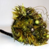 Green Natural Feather Bouquet