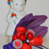 Red and Purple Rose Corsage