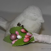 Pink Berry and Bead Corsage or Boutonniere