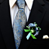 Blue Bird Boutonniere