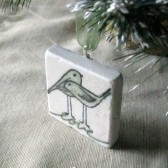 Love Bird Ornament Wedding Favor