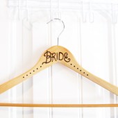 Rustic Bride Hanger