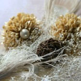 Ivory, Brown and Cream Naturally Beautiful Bouquet
