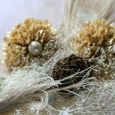 Ivory, Brown and Cream Naturally Beautiful Bouquet