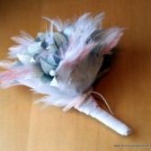 Pale Pink and Blue Encyclopedia Page Bouquet