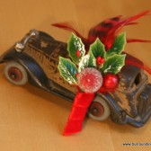 Holly Berry Holiday Boutonniere