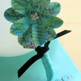 Tiffany Blue Atlas Boutonniere