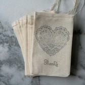 Muslin favor bags