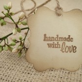Handmade With Love Gift Tags
