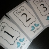 Love Bird Table Number