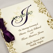 Damask Ceremony Program Booklet