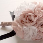 Peony fabric flower bouquet