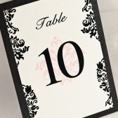 Damask Table Number