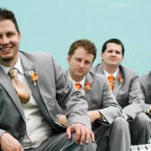Orange Flower Boutonniere