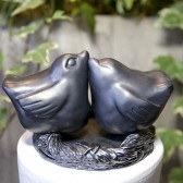 Pewter Bird Cake Topper