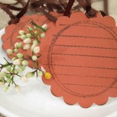 Floral Rustic Gift Tag