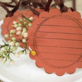 Floral Rustic Gift Tag