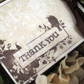 Rustic Thank You Card