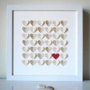 Personalized Wedding Gift 3D Song Hearts