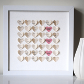 Parents Thank You Gift 3D Song Hearts