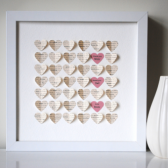 Parents Thank You Gift 3D Song Hearts