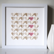 Parents Thank You Gift 3D Song Hearts