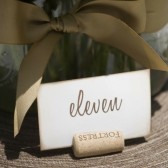 Rustic Table Number