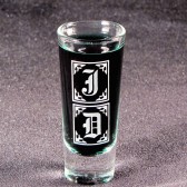 Monogrammed Shot Glasses, Groomsmen Gifts