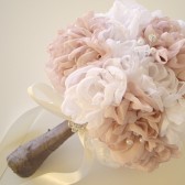 Vintage inspired fabric bouquet