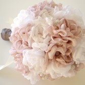 Fabric bridal bouquet