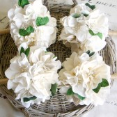 Fabric bridesmaid bouquet