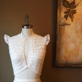 Embellished Vintage Lace Shrug