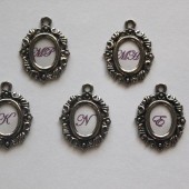 Damask Matching Bridesmaid Bouquet Charms