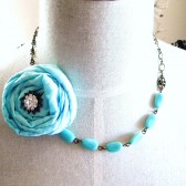 Tiffany blue necklace.