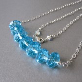 carrie bradshaw inspired bridesmaid necklace
