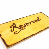 Rustic Chair Sign or Pew Marker
