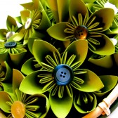 Green Kusudama Flower Bouquet/Centerpiece
