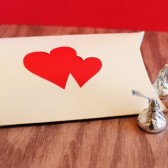 Double Heart Favor Pillow Box
