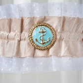 Wedding Garter Nautical 2